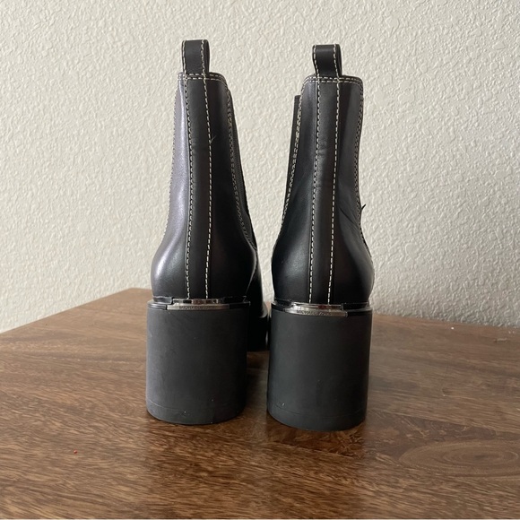 Michael Kors Keisha Leather Platform Chelsea Boots - Picture 3 of 7